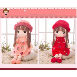 Búp bê bông váy hoa cao 65cm