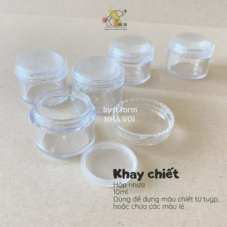 Hủ chiết màu nhựa