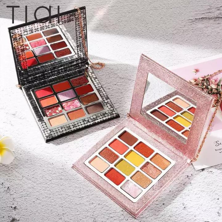 Phấn Mắt 12 Ô Màu Nhũ Lì Túi Xách TIAI As Sparse As The Morning Star Eyeshadow No.8867