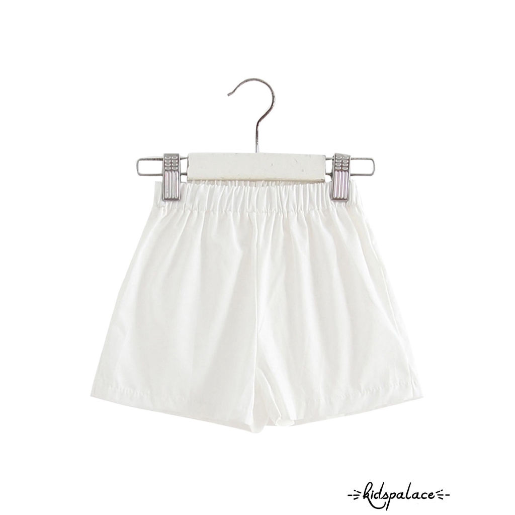 Quần Short Cotton Trơn Màu Cho Bé