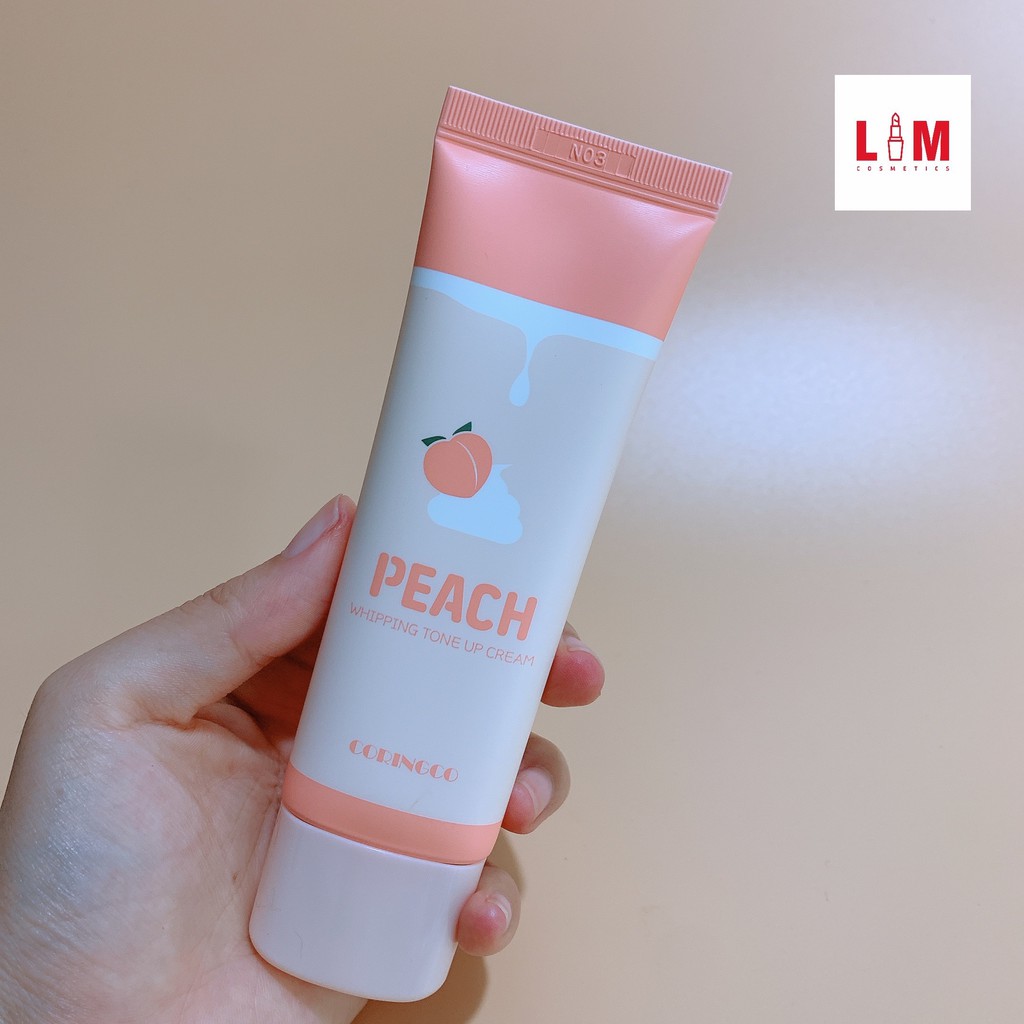 Kem đào nâng tông da Coringco Peach Whipping Tone Up Cream 50ml [Chính Hãng]