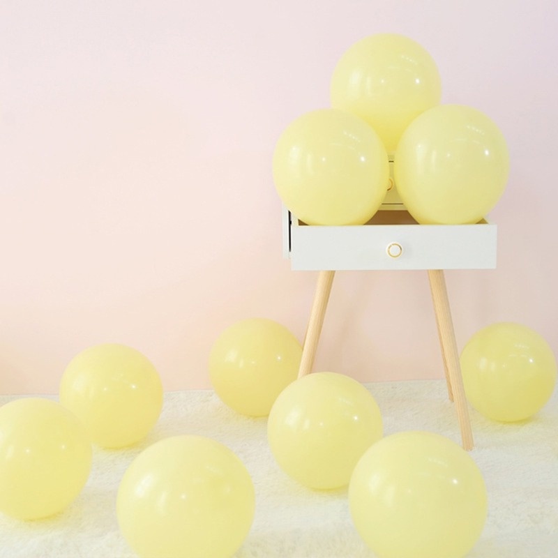Set 10 Bong Bóng 10inch Bằng Latex Màu Sắc Kẹo Ngọt Trang Trí Tiệc Sinh Nhật Bé