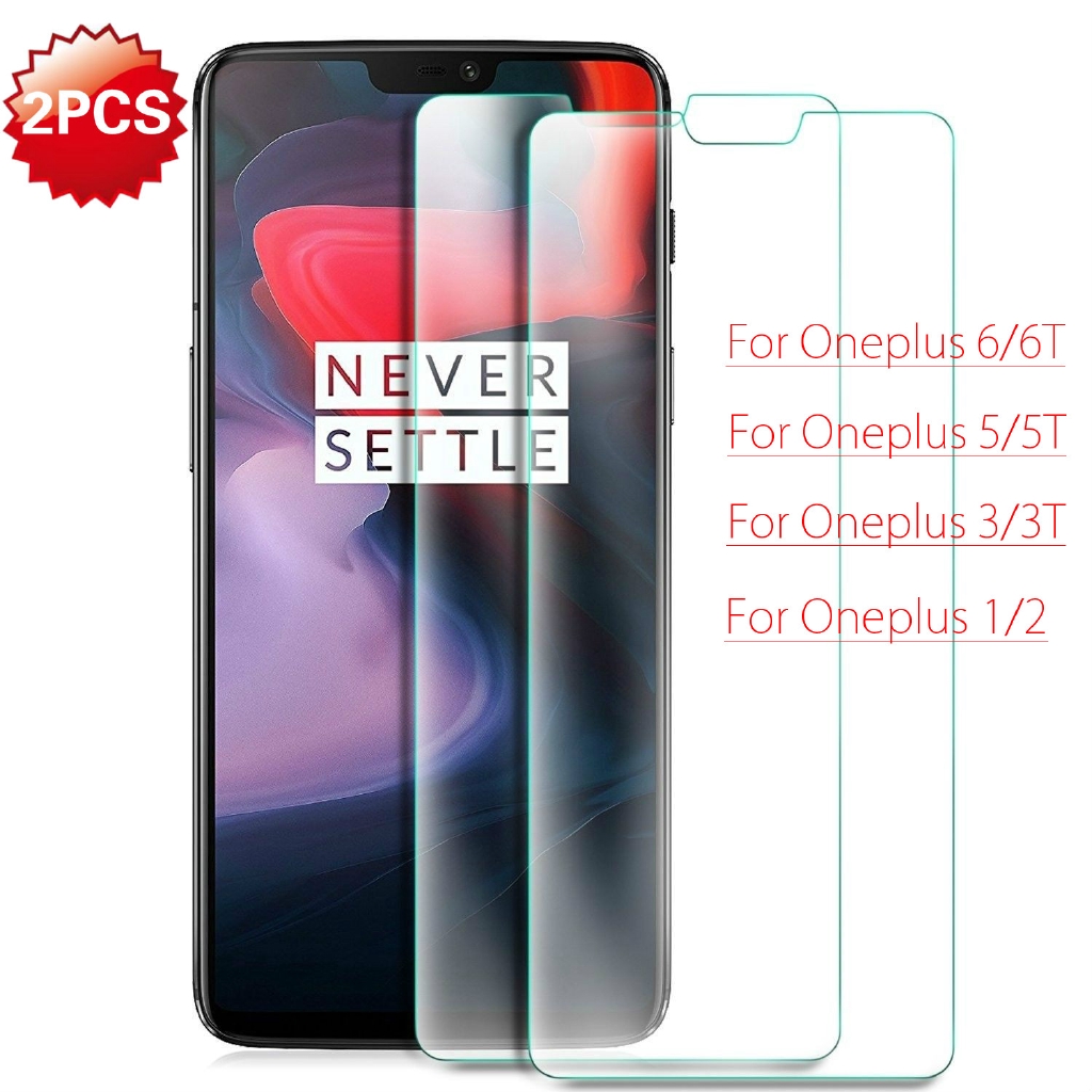 2 Kính Cường Lực Bảo Vệ Màn Hình Cho OnePlus 6 6T 5 5T