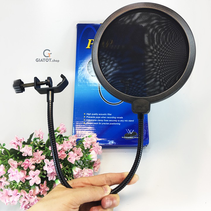 Màng lọc âm thanh POPshield cho míc thu âm -dc2354