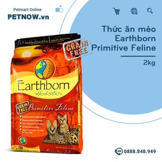Thức ăn mèo Earthborn Primitive Feline - 2kg