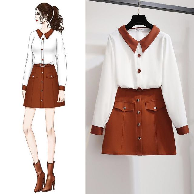 HÀNG ORDER_Set bộ váy áo công sở thanh lịch_CHÁT IB VỚI SHOP TRƯỚC KHI ĐẶT HÀNG