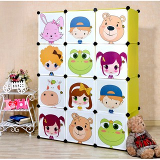 Tủ nhựa ghép 12 ô