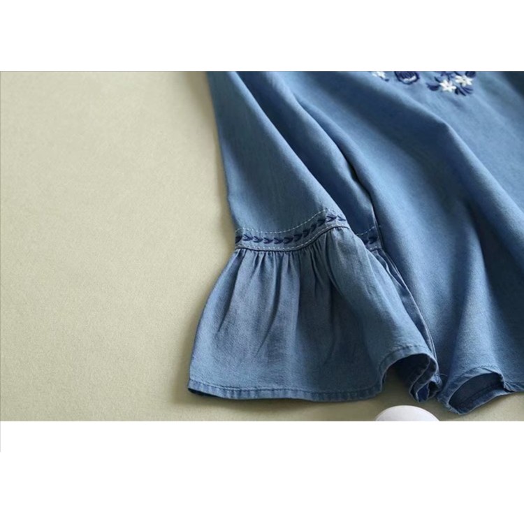 ÁO BÒ BOHEMIAN THÊU HOA