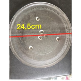 Đĩa lò ví sóng 24,5cm có mâu và không mâu