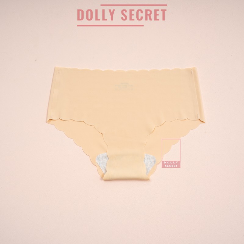 Quần lót nữ su non thun lạnh không viền đáy cotton kháng khuẩn ép lạnh cao cấp DOLLY SECRET QL003