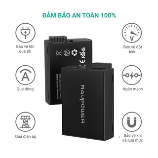 Pin máy ảnh Ravpower cho Canon LP-E8
