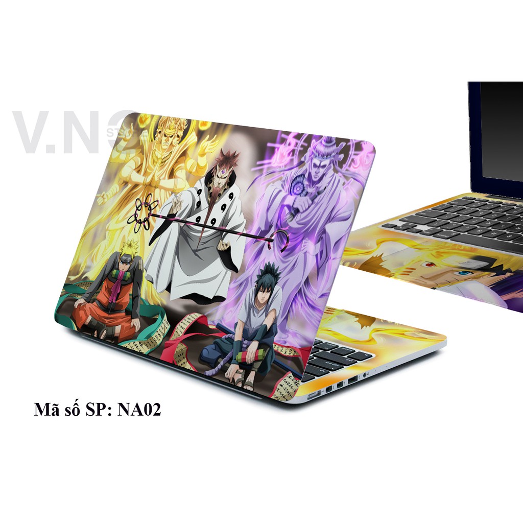 Decal Laptop V.NO SKIN - NARUTO cao cấp cho các dòng laptop dell/acer/asus/lenovo/hp/macbook | BigBuy360 - bigbuy360.vn
