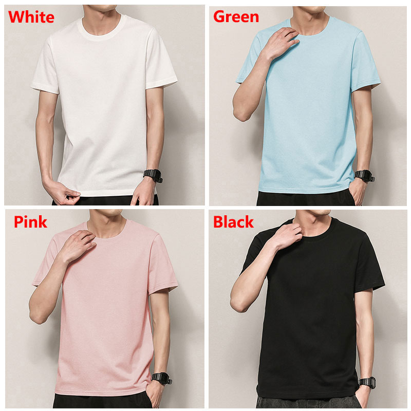 Áo Thun Nam Ngắn Tay Cổ Tròn Thời Trang 100% Cotton Bền | BigBuy360 - bigbuy360.vn