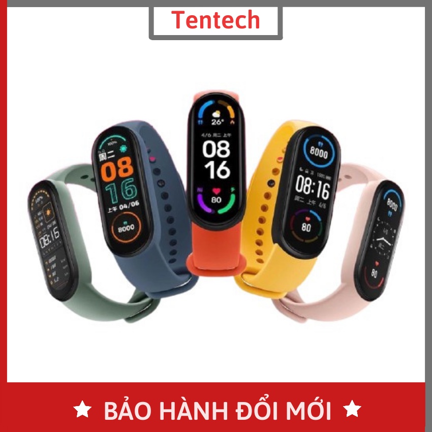 Đồng Hồ Thông Minh M6, Vòng tay theo dõi sức khoẻ IP67