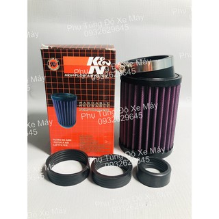 Lộc gió trụ KN ( mẫu giống 1280 ) tặng kèm 3 cao su trêm gắn vừa các dòng xe Fi