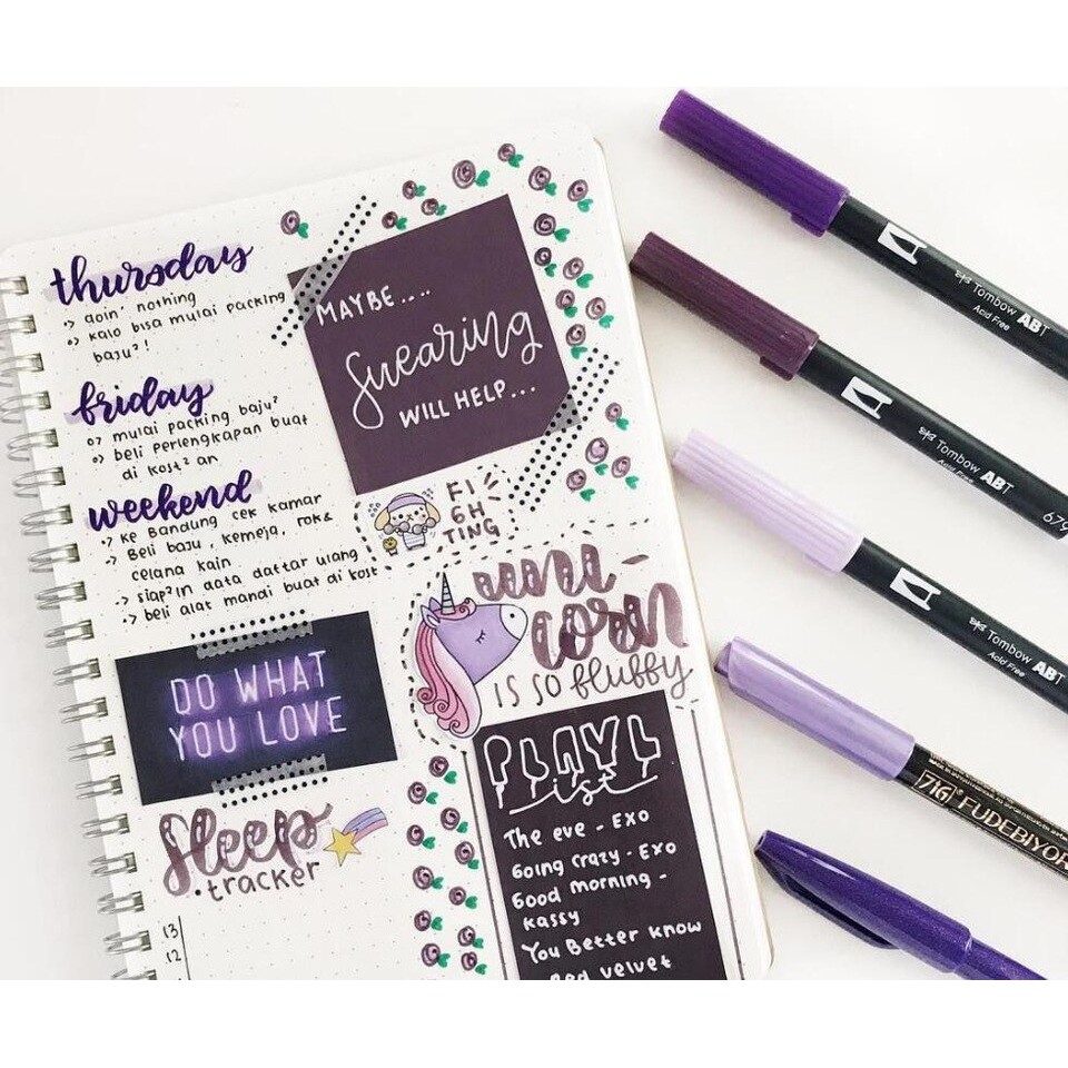 BÚT CỌ TOMBOW AB-T DUAL BRUSH PEN NHẬT BẢN