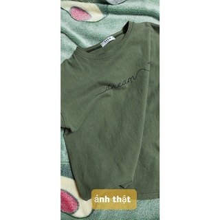 Áo Thun Cotton "Dream" Basic From Rộng Dưới 70kg