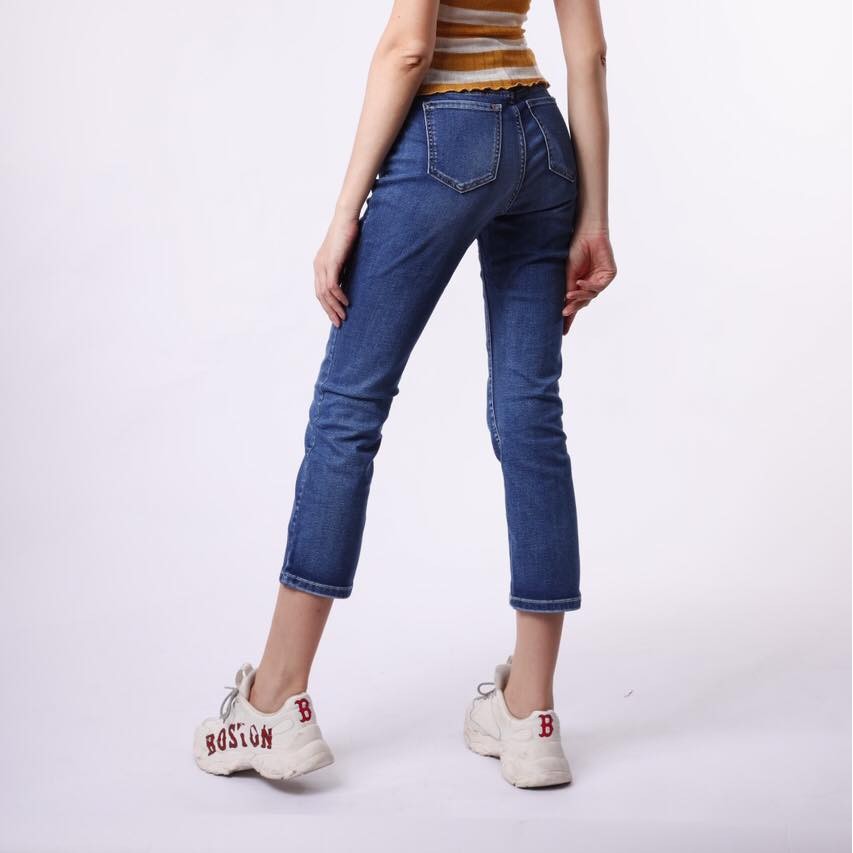 Quần jeans 9 tấc xuất Hàn