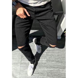 QUẦN KAKI JEAN RÁCH GỐI