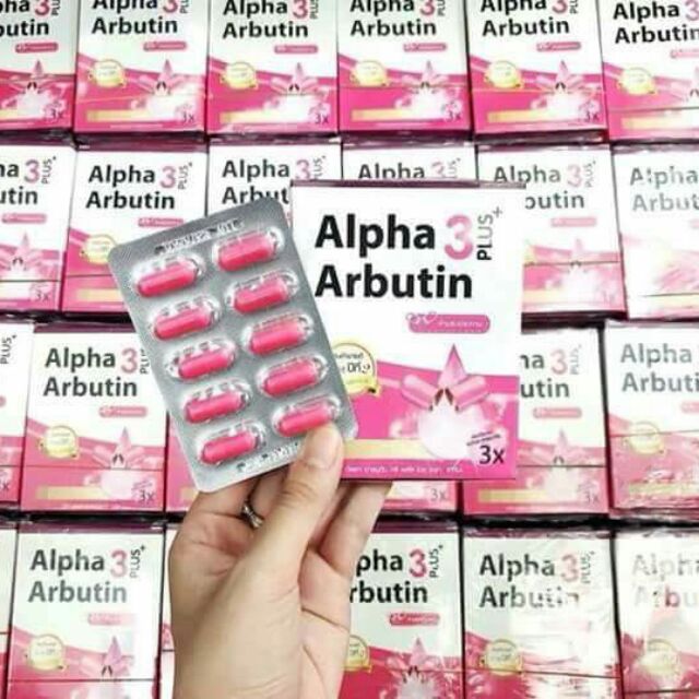 Viên trộn kích trắng Alpha Arvutin 3Plus Thailand (chính hãng Thái)