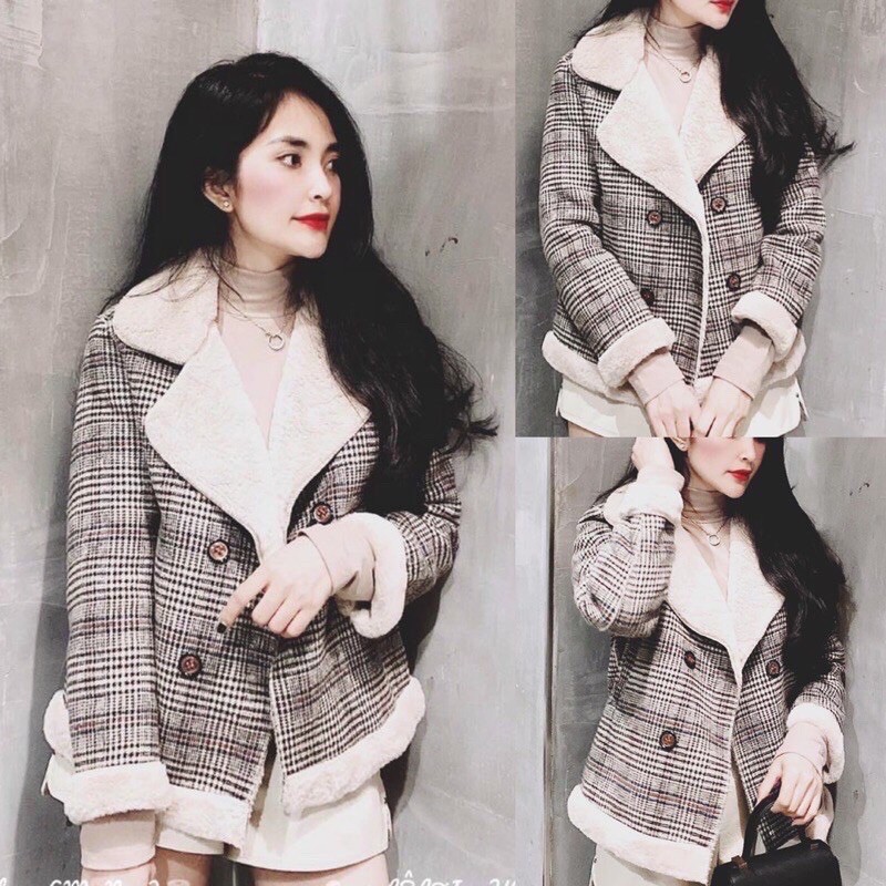 ÁO DẠ KẺ LÓT LÔNG