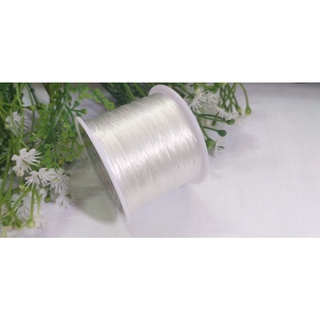 Thun lụa trắng làm vòng, dây xỏ hạt chuỗi