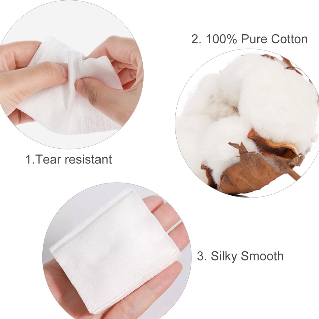 Bông tẩy trang Cotton Pads Mềm Mịn Chất 225 miếng MINISO Multi-Purpose Beauty Cotton Pads