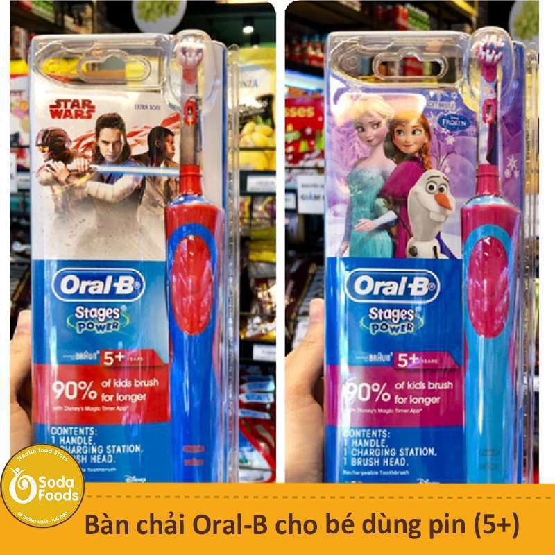 Máy đánh răng Oral B trẻ em Úc - Nhật