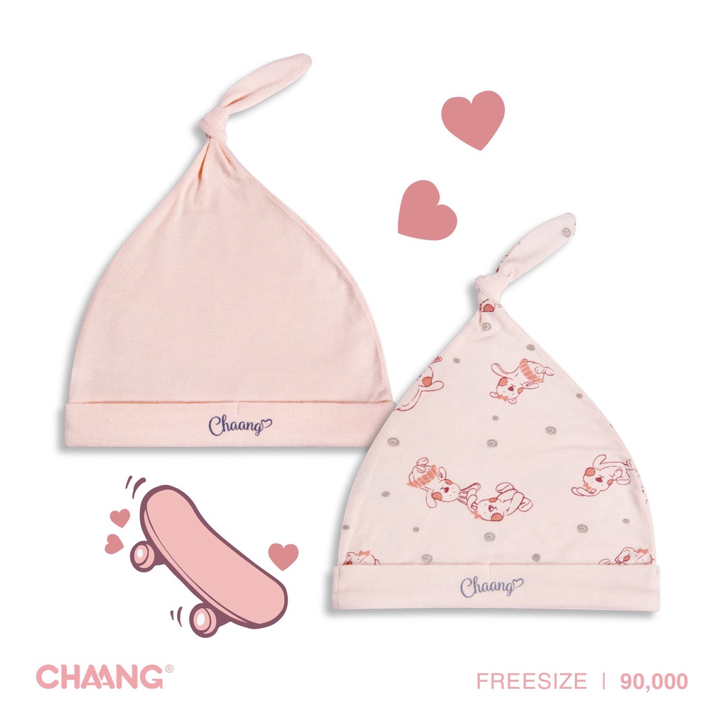 CHAANG- Set 2 mũ Chaang sơ sinh SS2022D05