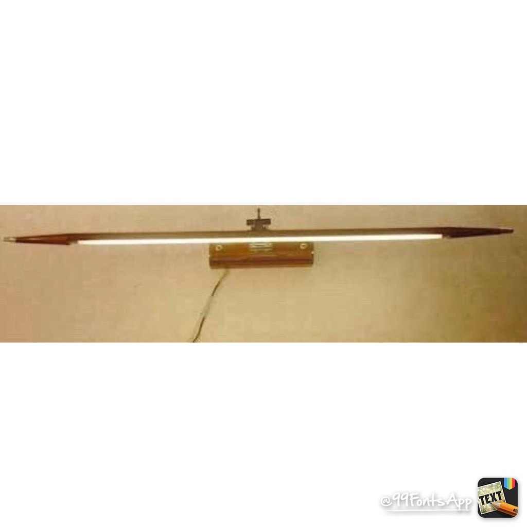 Đèn soi tranh  bút led ánh sáng vàng giá siêu rẻ dài 70cm màu gỗ