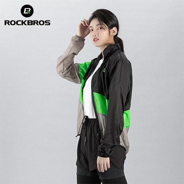 Áo khoác ROCKBROS tay dài chống nắng nhanh khô tiện dụng cho nam khi đạp xe