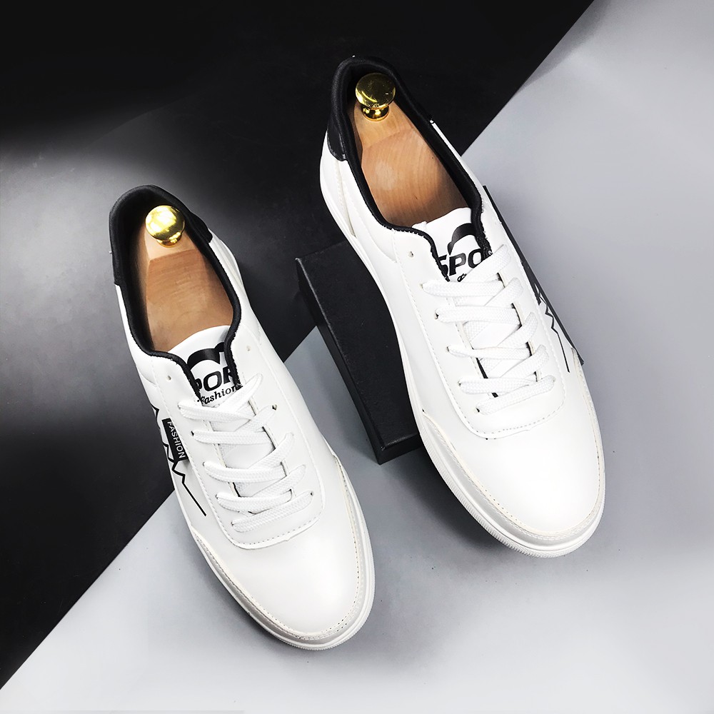 Giày thể thao nam thời trang nhịp tim cực đẹp - Giày thể thao nam dáng basic cơ bản