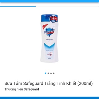 Sữa tắm diệt khuẩn Safeguard 200ml
