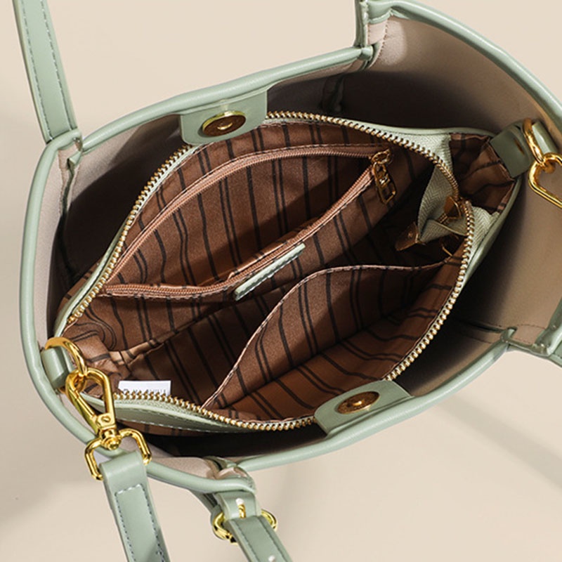 IELGY Túi Xách tote Cầm Tay Sức Chứa Lớn Ghép Mảnh Chất Lượng Cao Cho Nữ