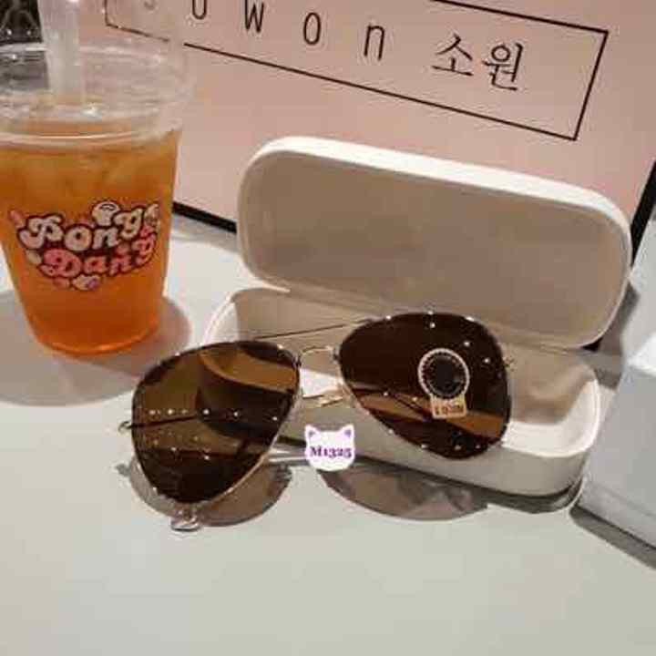 KÍNH MÁT AVIATOR NÂU TRÀ - THỜI TRANG NAM NỮ