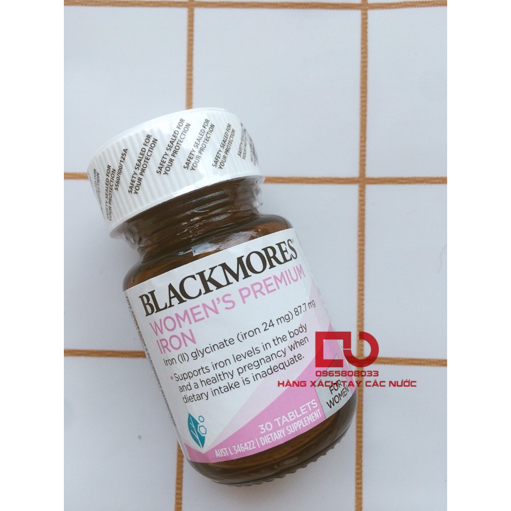 Sắt bầu blackmores 30 viên