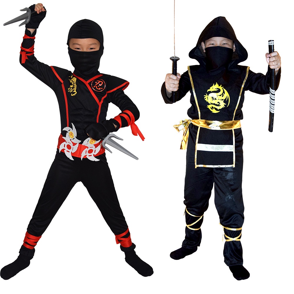 Bộ Đồ Hóa Trang Ninja Nhật Bản Cho Bé