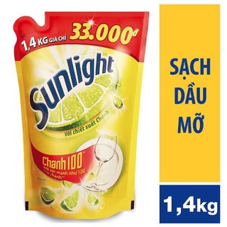 Nước rửa chén Sunlight Chanh túi 1.4kg