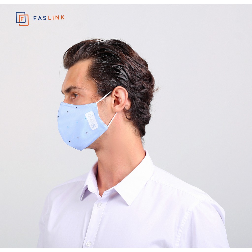 Combo 2 khẩu trang Vải 2 lớp Faslink Có gọng điều chỉnh | BigBuy360 - bigbuy360.vn
