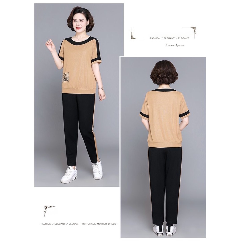 Sét đồ bộ vải cotton 100% co giãn 4 chiều. Thiết kế tinh tế và hài hòa Sp11