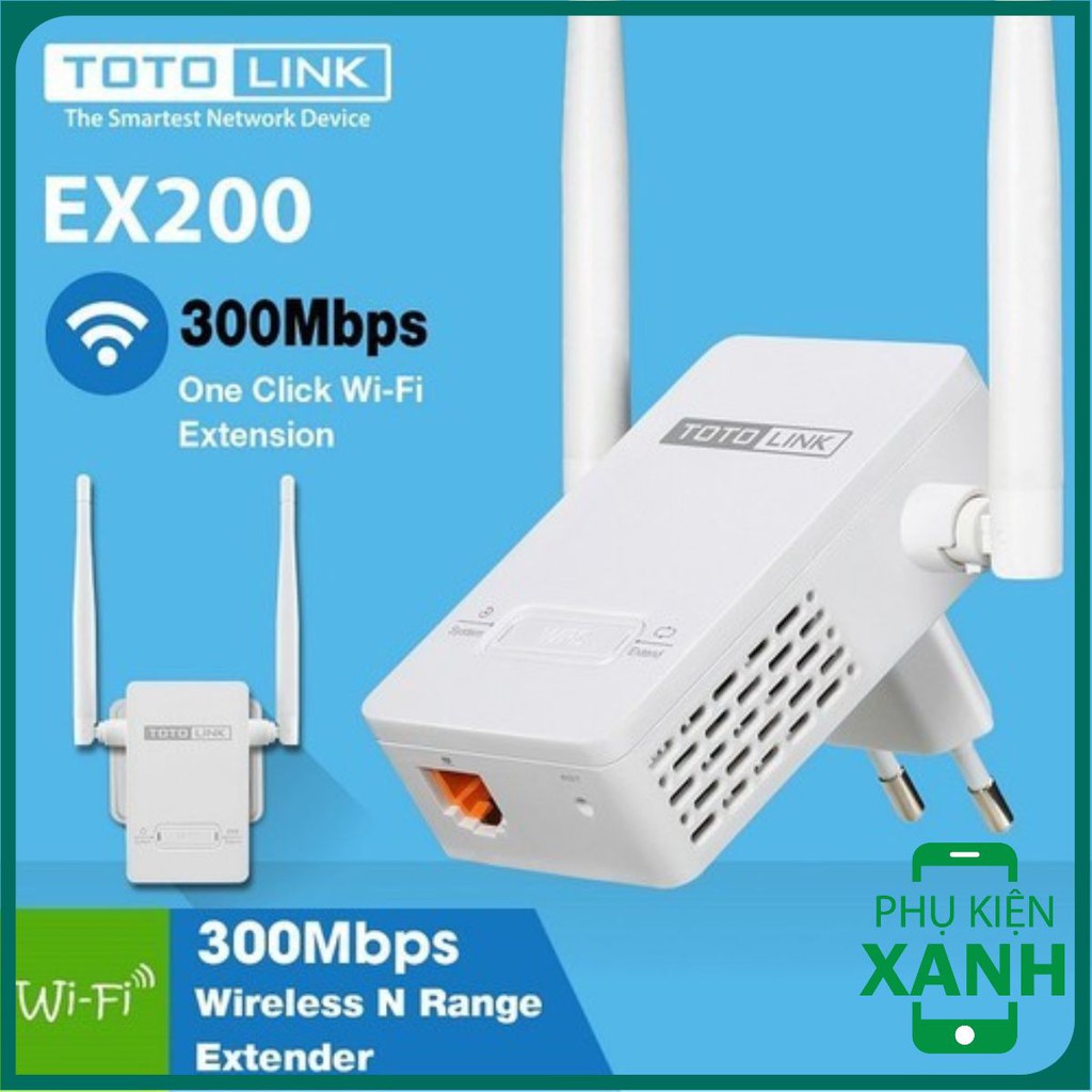 [ Giá Sỉ ] Kích Sóng Wifi Totolink Ex200   Bảo Hành 2 Năm