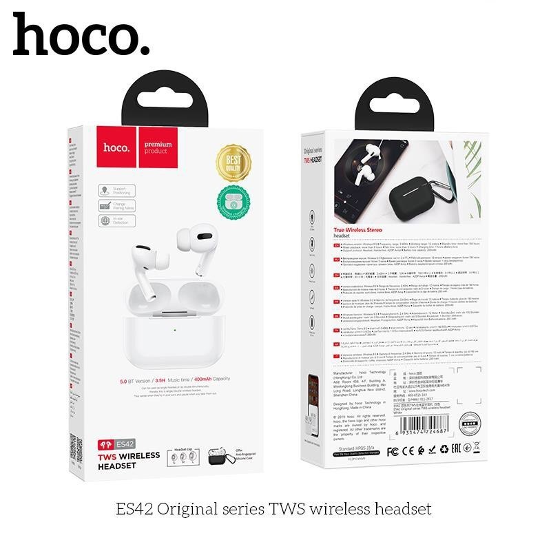 Tai Nghe Bluetooth True Wireless HOCO ES42 - Có định vị, Sạc không dây