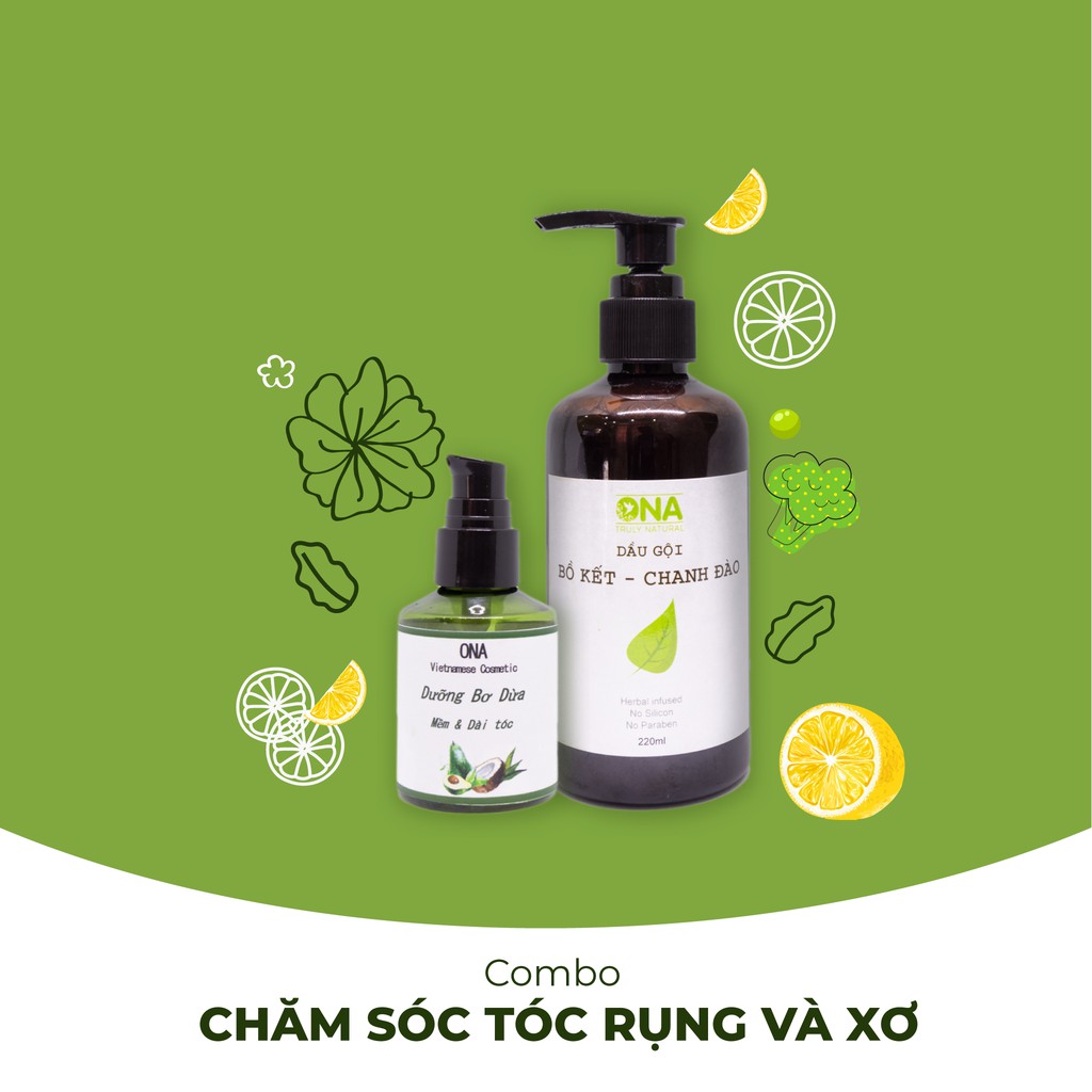 COMBO CHĂM SÓC TÓC RỤNG VÀ SƠ