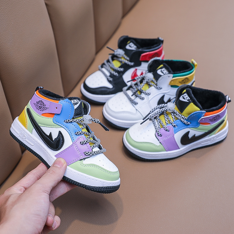 Giày Thể Thao Phong Cách Hàn Quốc Phối Màu Sắc Cho Bé