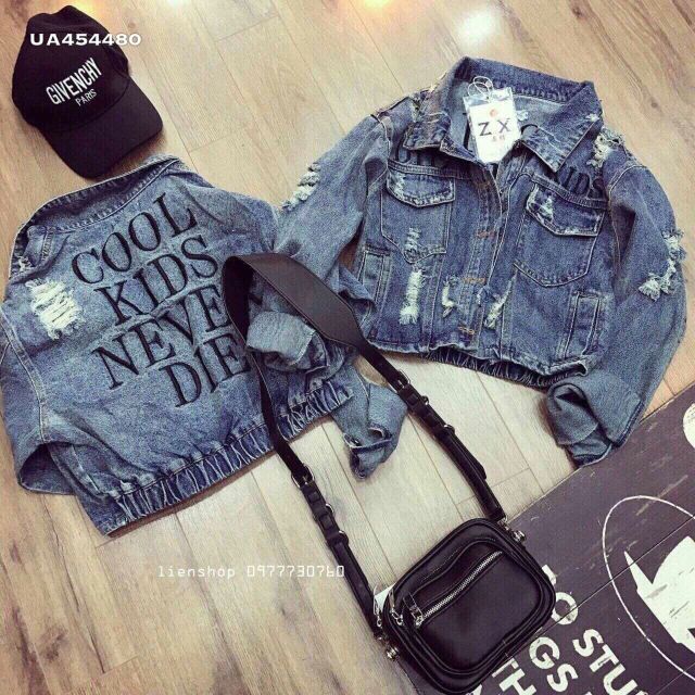 ÁO KHOÁC JEAN NỮ 3k5