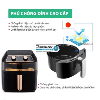 Nồi chiên không dầu 5L,6L,8L,10L,12L  chiên nướng đa năng tiện lợi