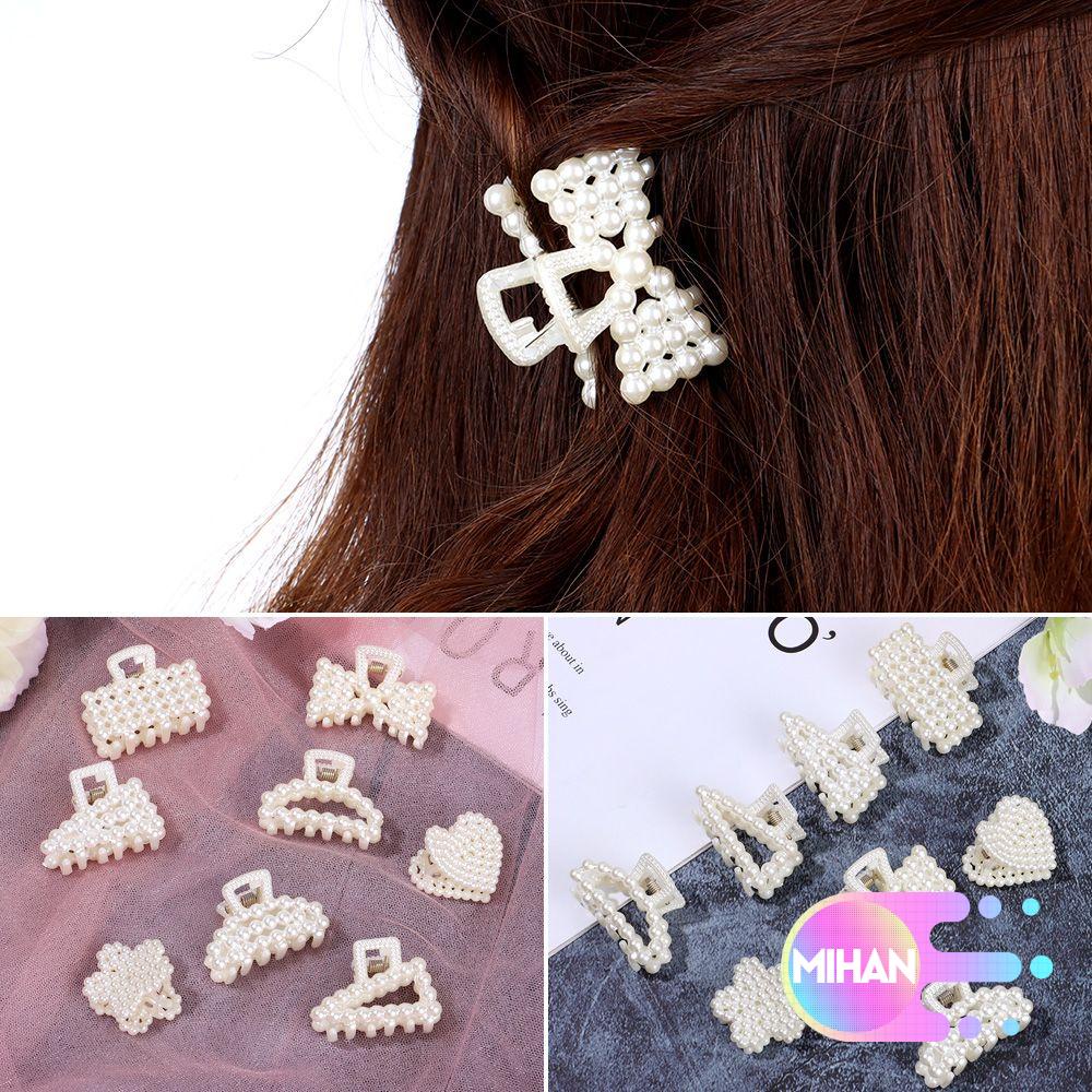Kẹp tóc đính ngọc trai tùy chọn kiểu dáng thời trang