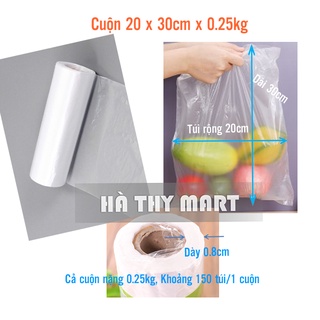 Cuộn Túi Nilon Đựng Thực Phẩm An Toàn [150 TÚI/CUỘN]