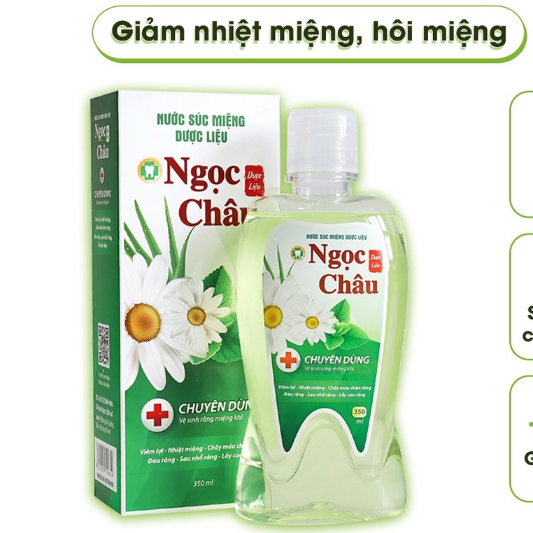 Nước Súc Miệng Dược Liệu Ngọc Châu 350ml