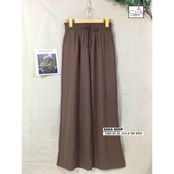 Quần suông lưng thun vải đẹp